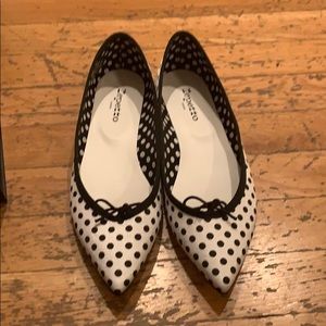 Repetto polka dot flats